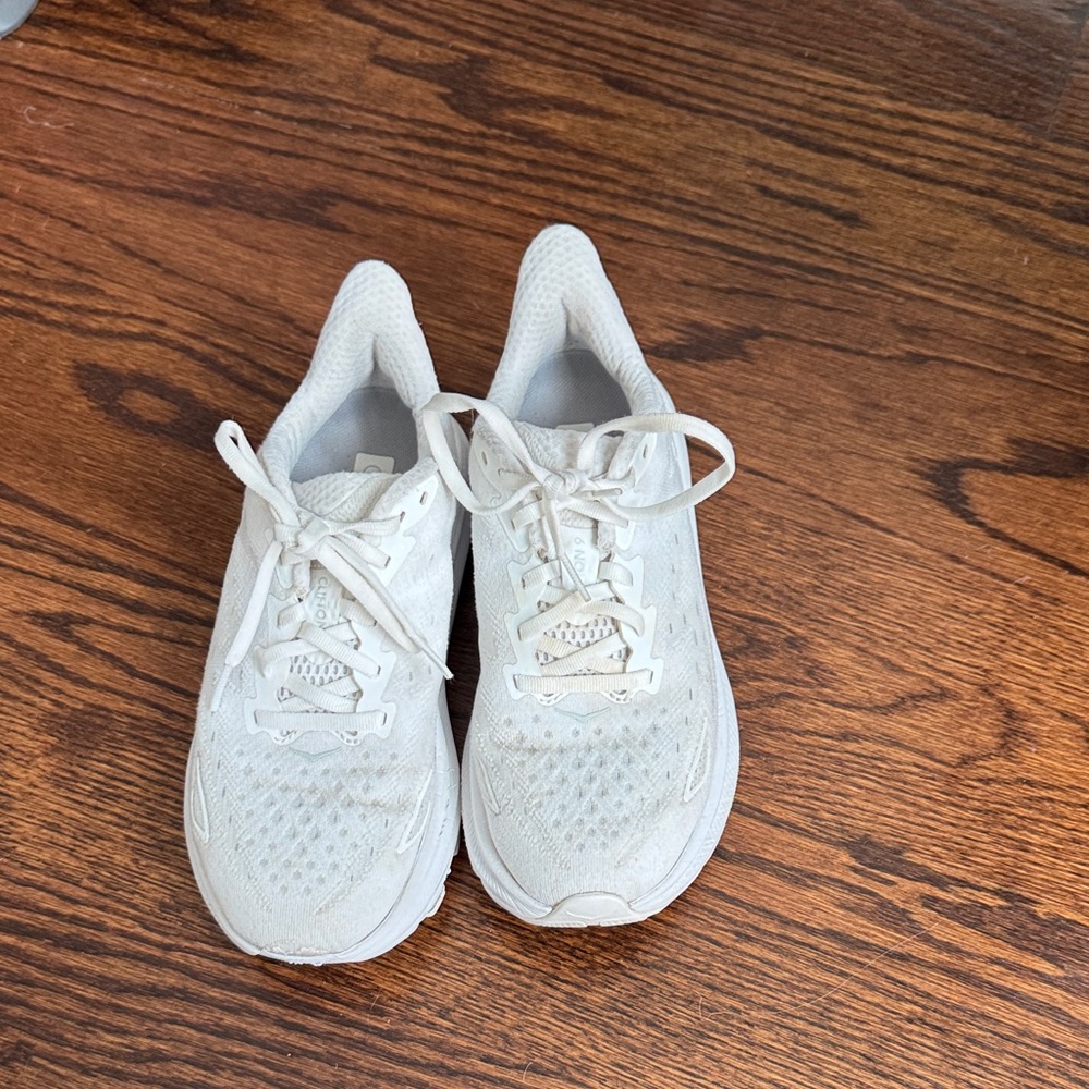 Hoka White Women's Sneakers